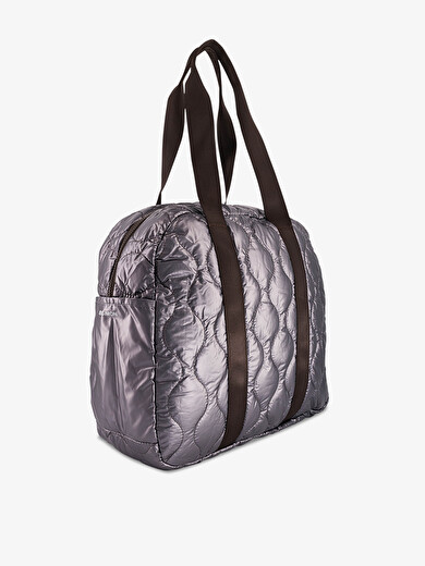 WEEKEND BAG SHINY  Argent , Sacs & Bagages Bensimon