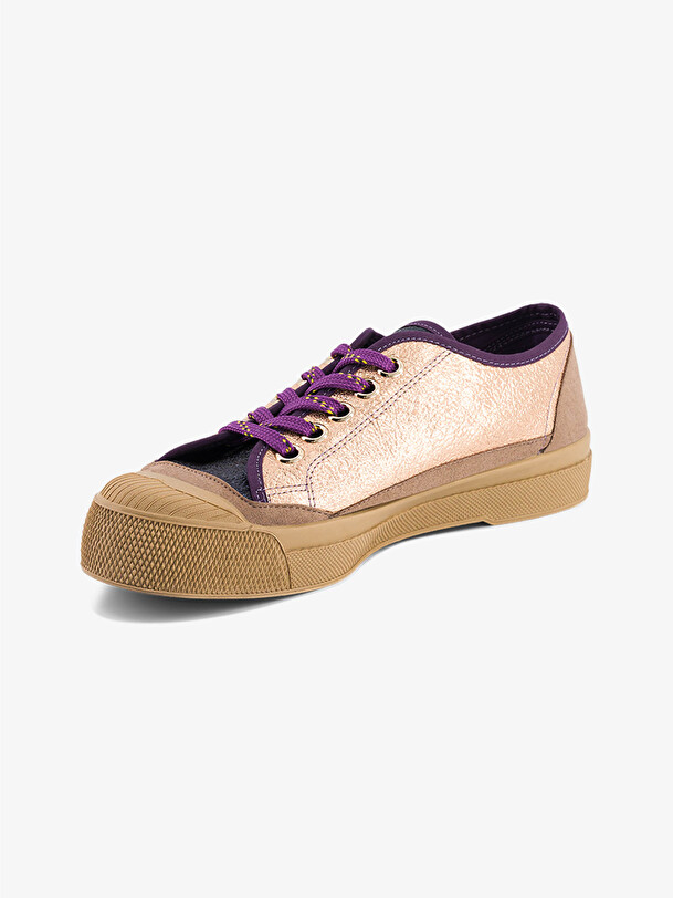 TENNIS SHINY Rose , Tennis & Chaussures Bensimon