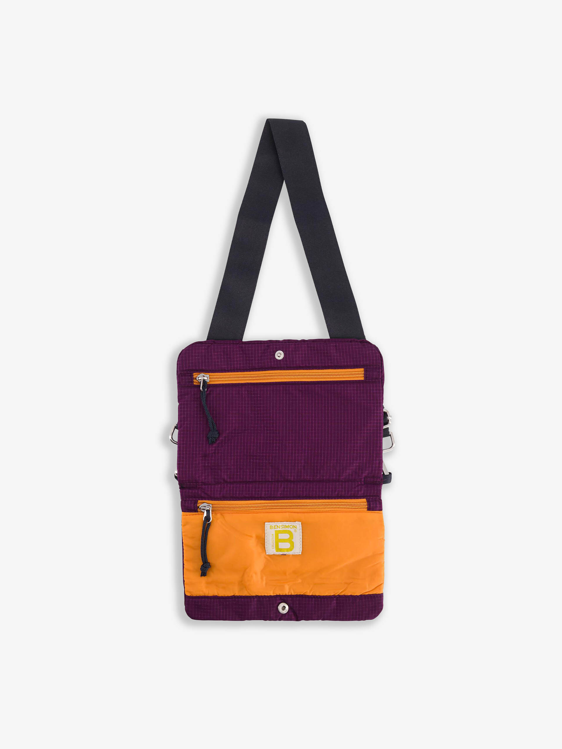 FOLDED BAG  Aubergine , Sacs & Bagages Bensimon