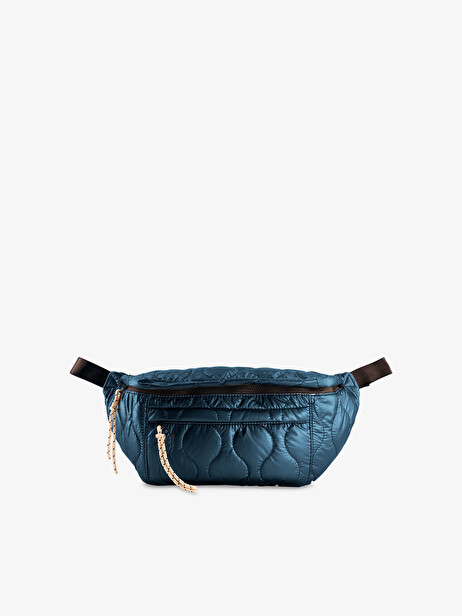 BANANA BAG SHINY  Bleu petrole , Sacs & Bagages Bensimon