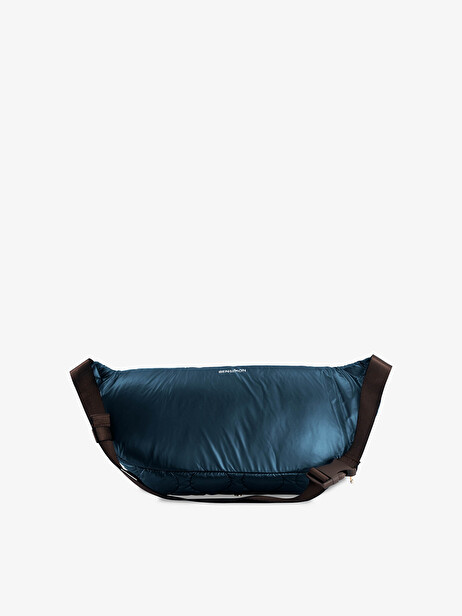 BANANA BAG SHINY  Bleu petrole , Sacs & Bagages Bensimon