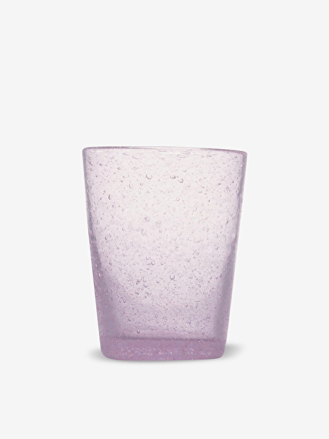 VERRE A EAU BUBBLE MAUVE - ZANI SERAFINO  Jaune vert , Maison Bensimon
