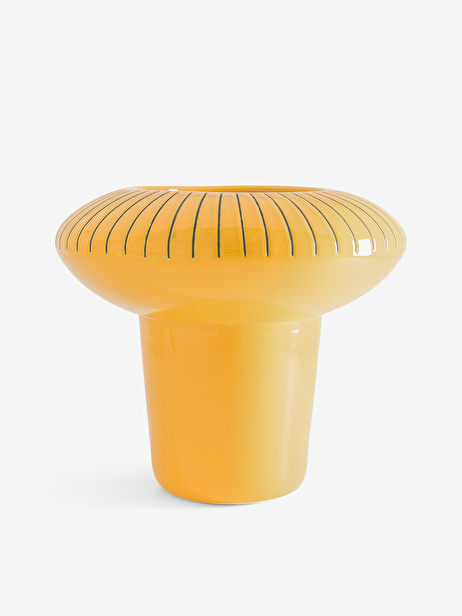 VASE NELSON M YELLOW H21  Jaune , Maison Bensimon