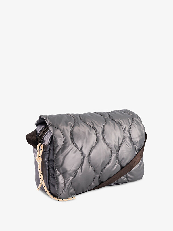 CROSSBODY BAG SHINY  Argent , Sacs & Bagages Bensimon
