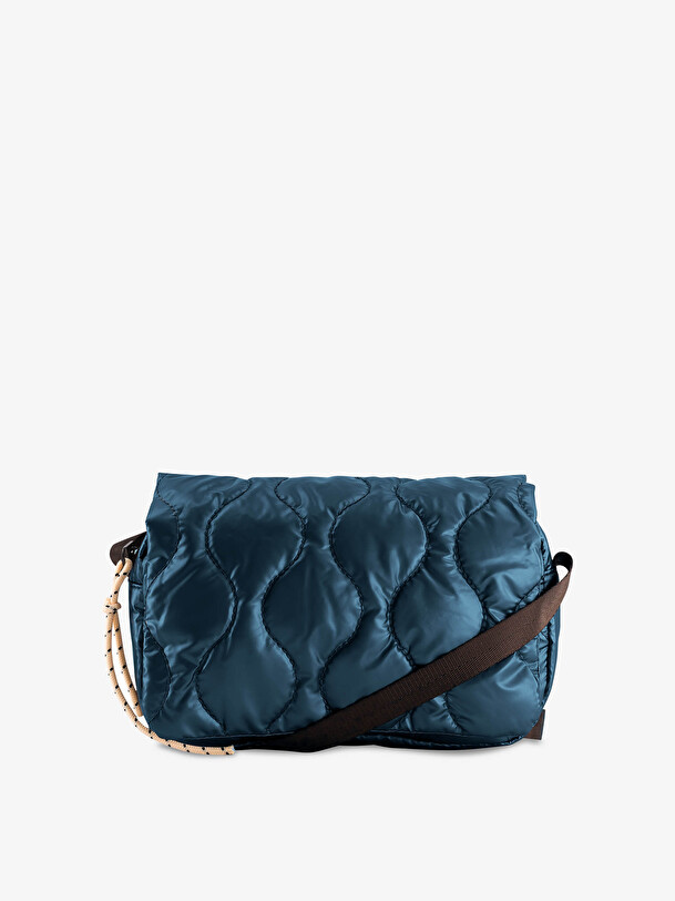 CROSSBODY BAG SHINY  Bleu petrole , Sacs & Bagages Bensimon