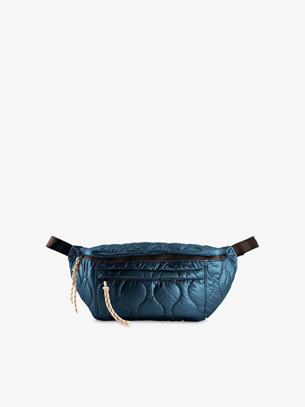 BANANA BAG SHINY  Bleu petrole , Sacs & Bagages Bensimon