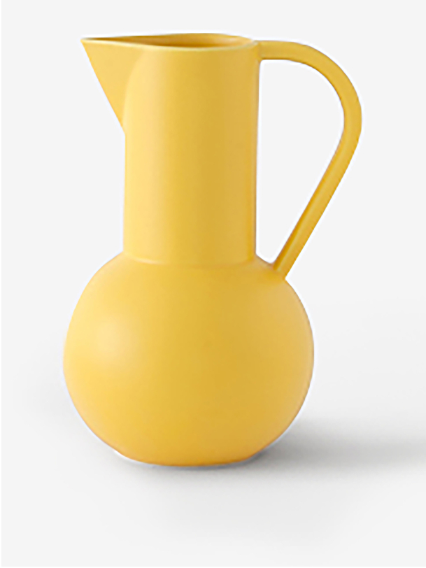 VASE PICHET S CERAMIQUE JAUNE 0.75L - RA... Jaune , Maison Bensimon