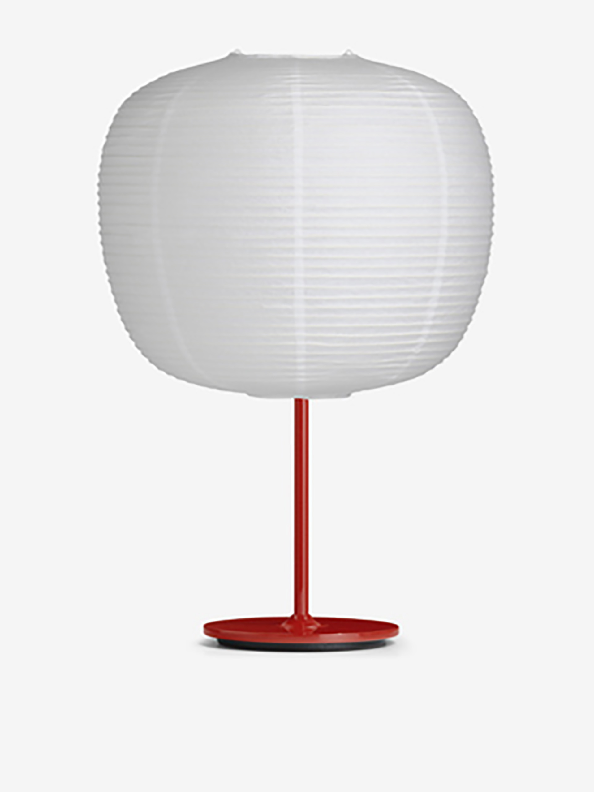 LAMPE PAPIER DE RIZ PIED ROUGE - HAY  Rouge , Maison Bensimon