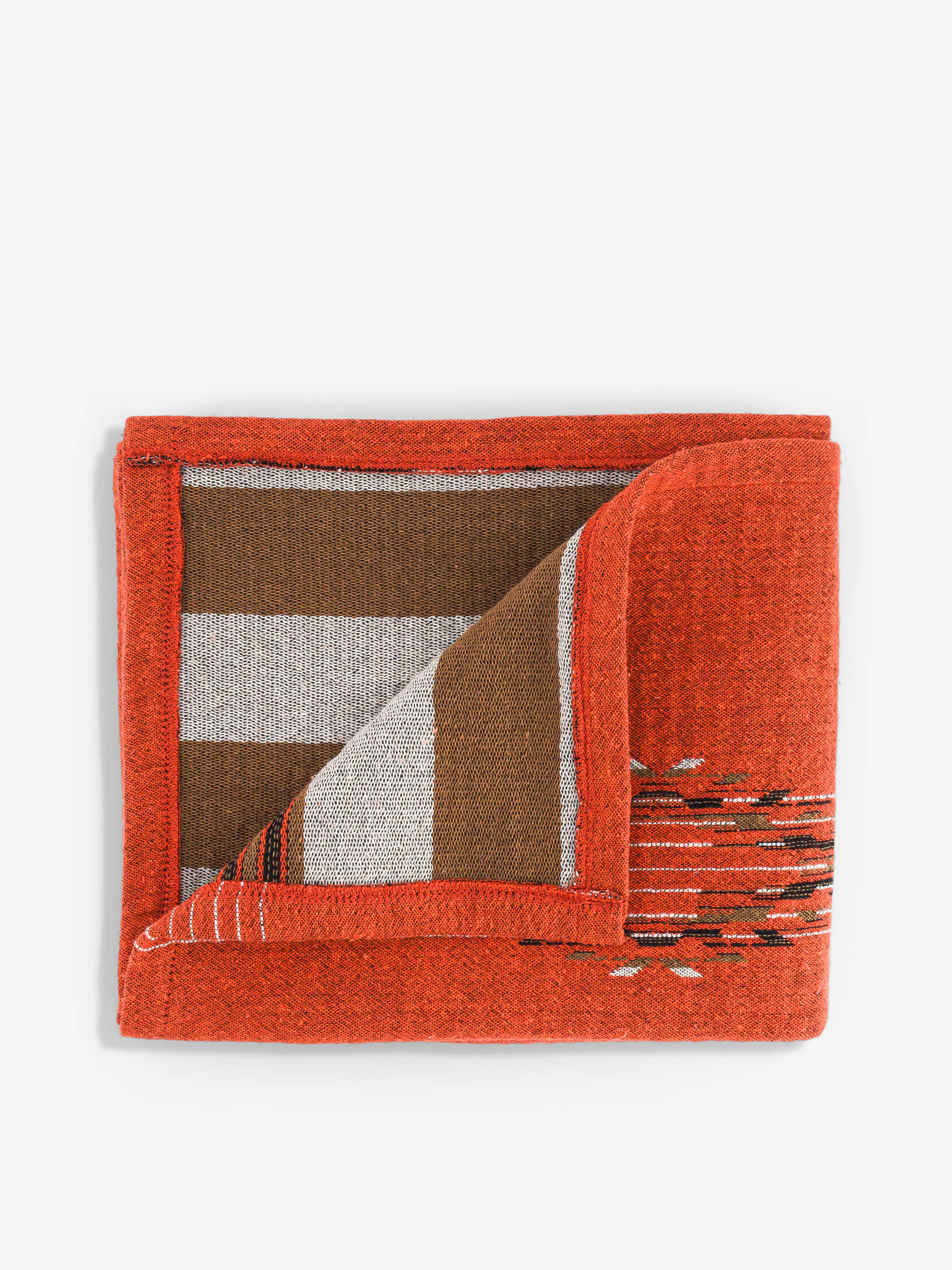 PLAID PUEBLO BI-FACE 140X200 MULTICO Multicolore , Maison Bensimon