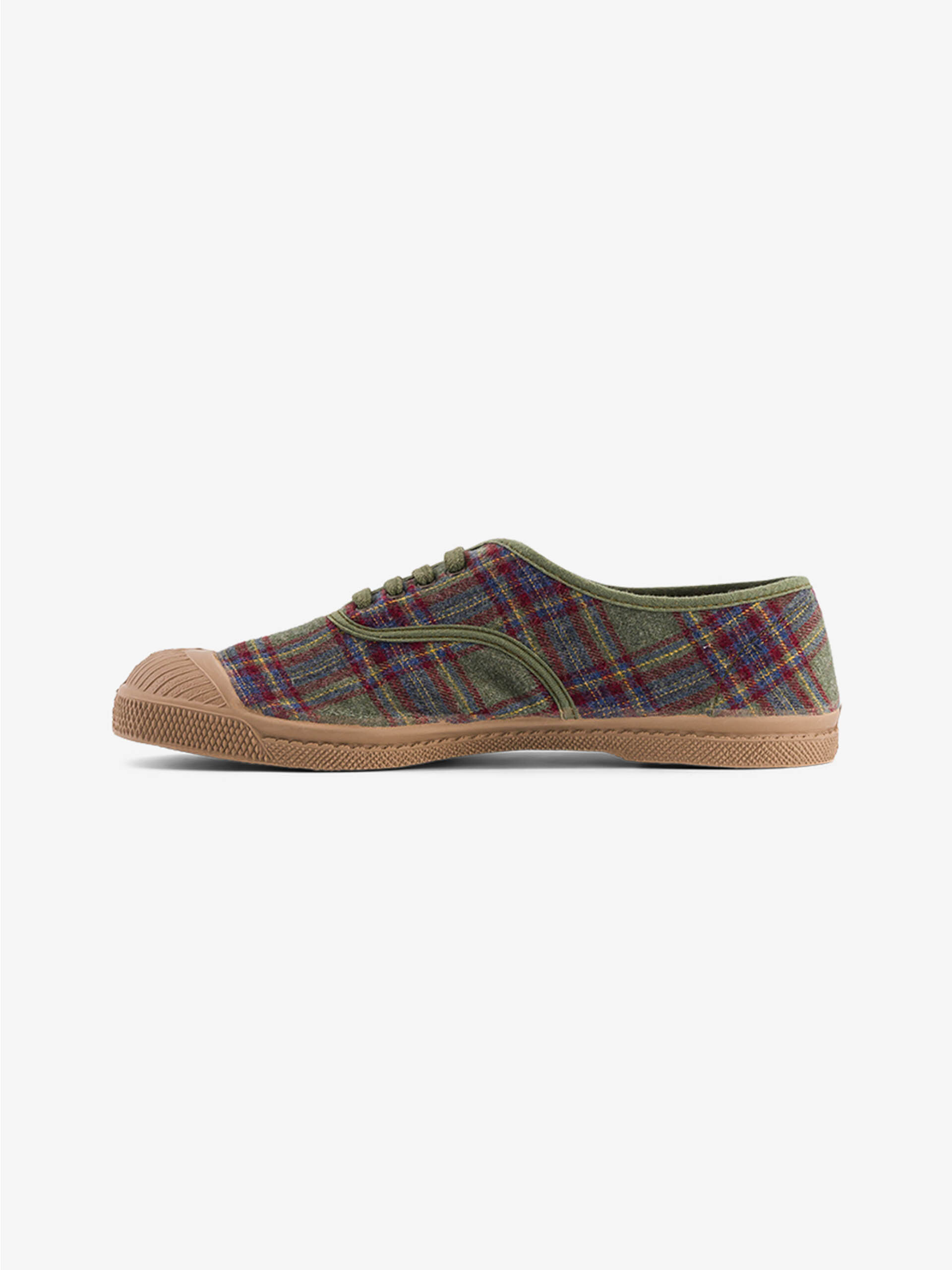 TENNIS LACET FEMME CHECKS D'AUTOMNE  Carreaux d'automne , Tennis & Chaussures Bensimon