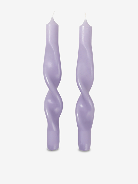 2 BOUGIES TWIST LILAS - BROSTE COPENHAGE...  Lilas , Maison Bensimon