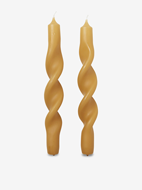 2 BOUGIES TWIST CARAMEL - BROSTE COPENHA...  Caramel , Maison Bensimon