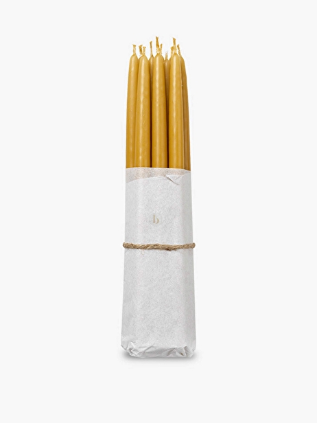 10 BOUGIES SLIM MIEL - BROSTE COPENHAGEN  Miel , Maison Bensimon