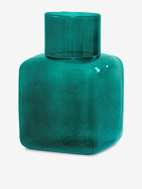 VASE CUBO EMERAUDE RECYCLE D18 H27CM - U...  Emeraude , Maison Bensimon