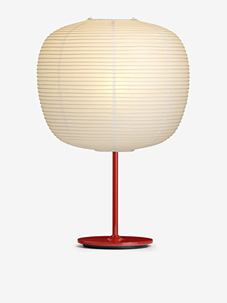 LAMPE PAPIER DE RIZ PIED ROUGE - HAY  Rouge , Maison Bensimon