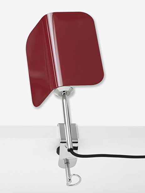 LAMPE A PINCE ORIENTABLE CLIP APEX BORDEAUX - HAY  Rouge cuit , Maison Bensimon