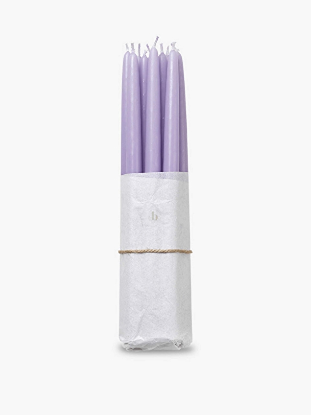10 BOUGIES SLIM LILAS - BROSTE COPENHAGE... Lilas , Maison Bensimon