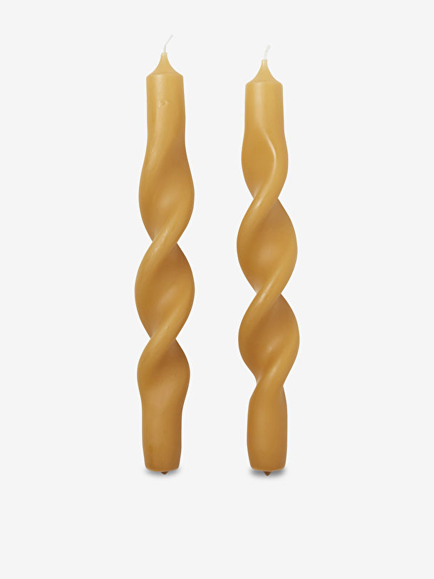 2 BOUGIES TWIST CARAMEL - BROSTE COPENHA... Caramel , Maison Bensimon