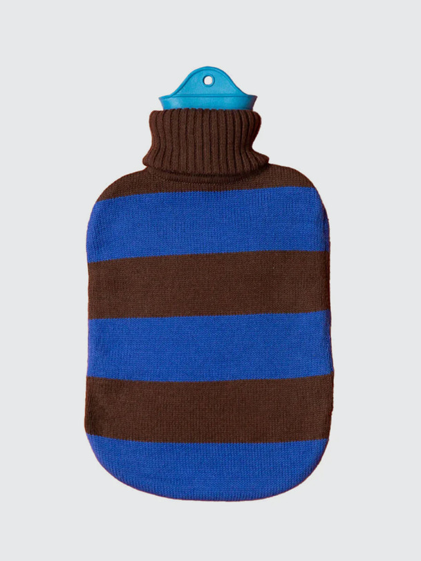 BOUILLOTTE BIO BLEU CHOCOLAT - SUITE 702  Bleu/marron , Maison Bensimon