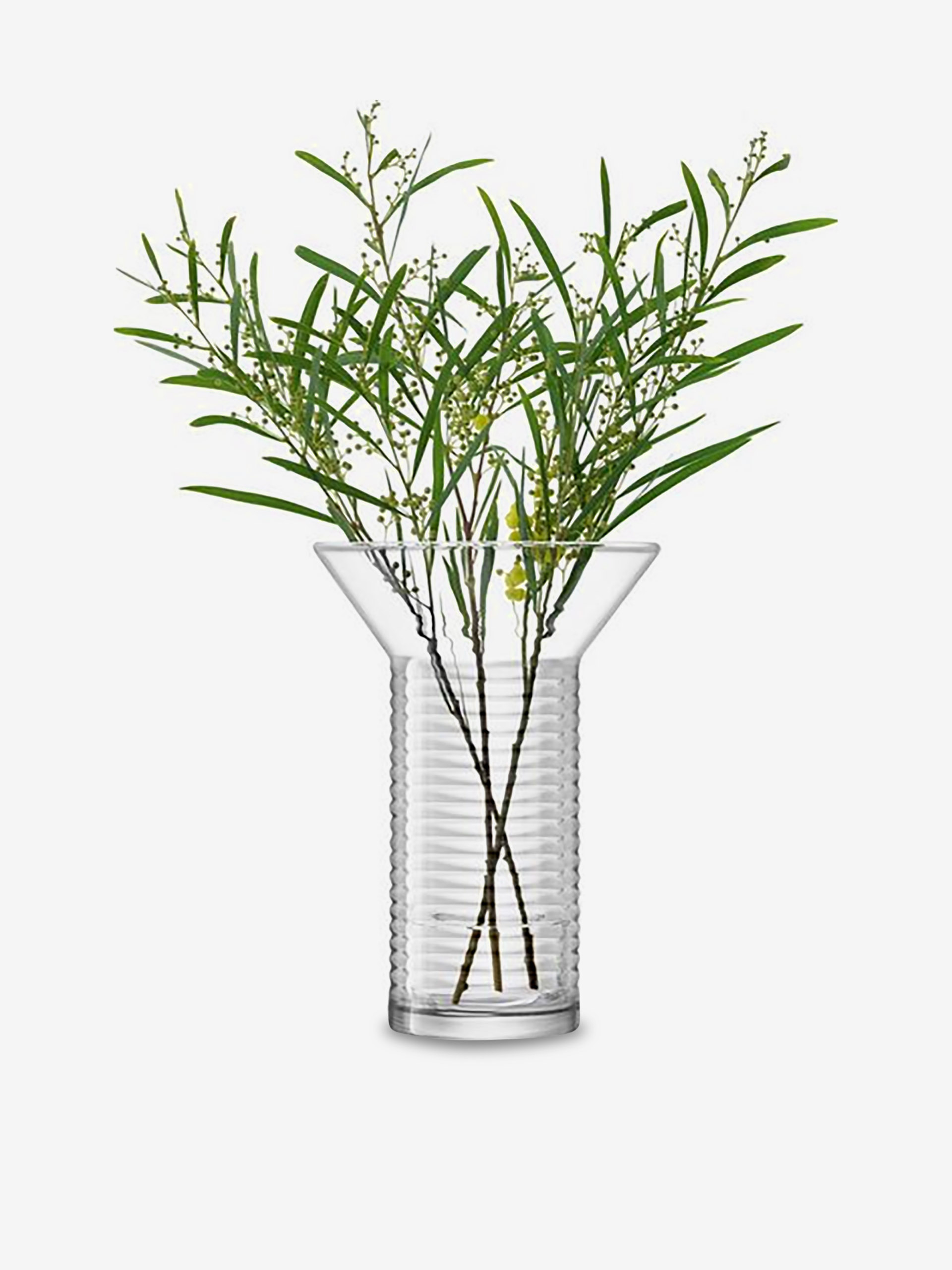 VASE SCREW L VERRE - LSA  Transparent , Maison Bensimon