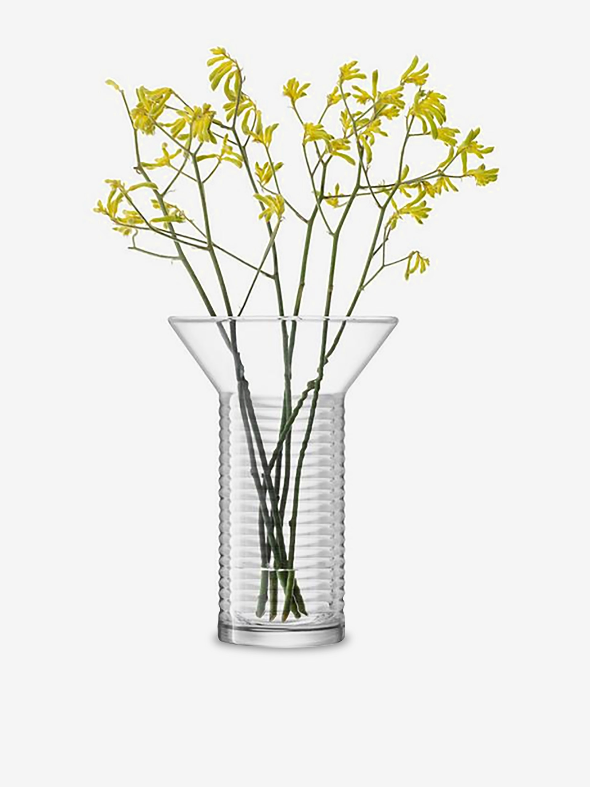 VASE SCREW L VERRE - LSA  Transparent , Maison Bensimon