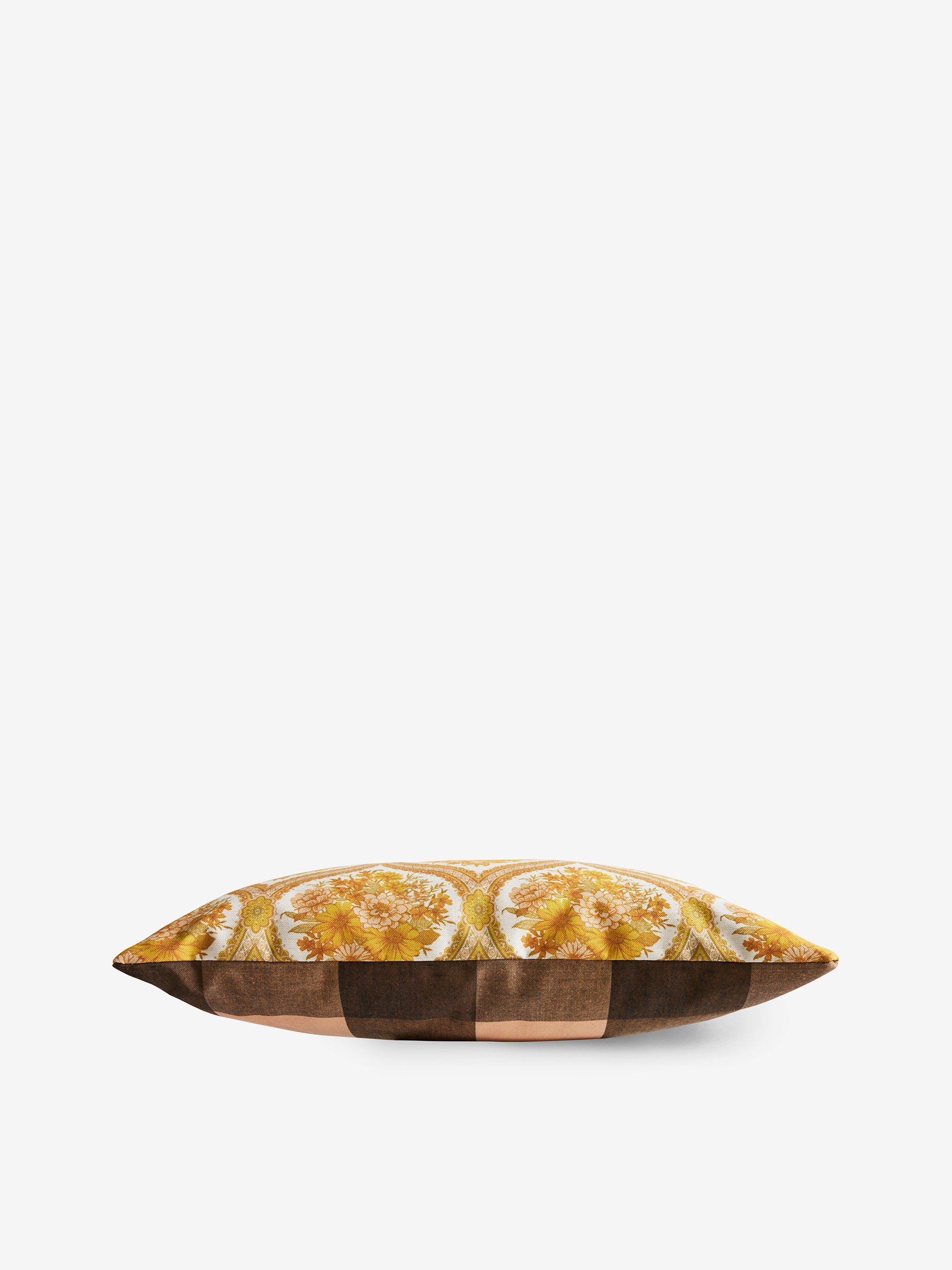 COUSSIN BIFACE RETRO 60X35CM - HK LIVING  Rose/jaune , Maison Bensimon