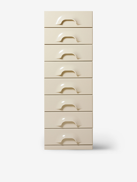COMMODE RANGEMENT 8 TIROIRS ECRU - HK LIVING  Creme , Maison Bensimon
