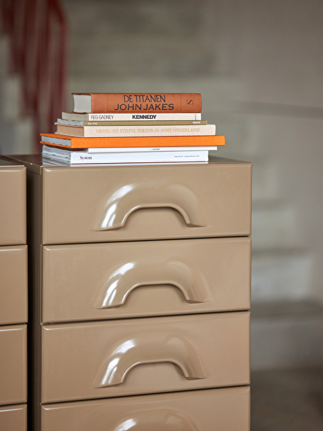 COMMODE RANGEMENT 8 TIROIRS ECRU - HK LIVING  Creme , Maison Bensimon