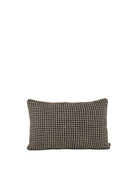 COUSSIN LIN LIGNE BLEU GRIS 40X60CM - HA...  Charlotte , Maison Bensimon