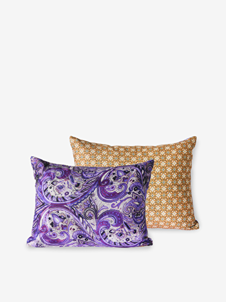 COUSSIN BIFACE RETRO 30X40CM - HK LIVING  Violet , Maison Bensimon