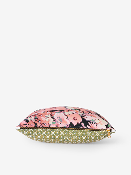 COUSSIN BIFACE RETRO 30X40CM - HK LIVING  Vert/rose , Maison Bensimon
