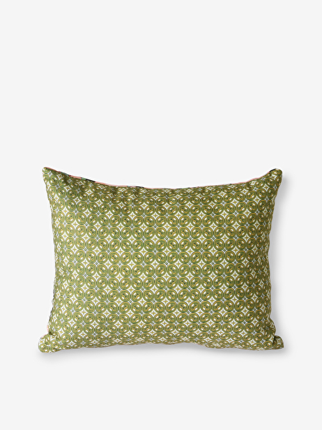 COUSSIN BIFACE RETRO 30X40CM - HK LIVING  Vert/rose , Maison Bensimon