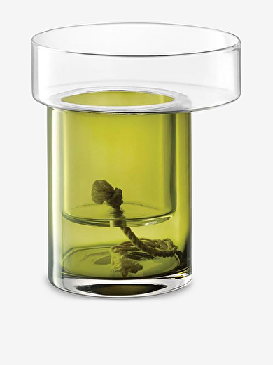 POT A PLANTE AVEC RESERVE D'EAU S VERRE ...  Vert , Maison Bensimon