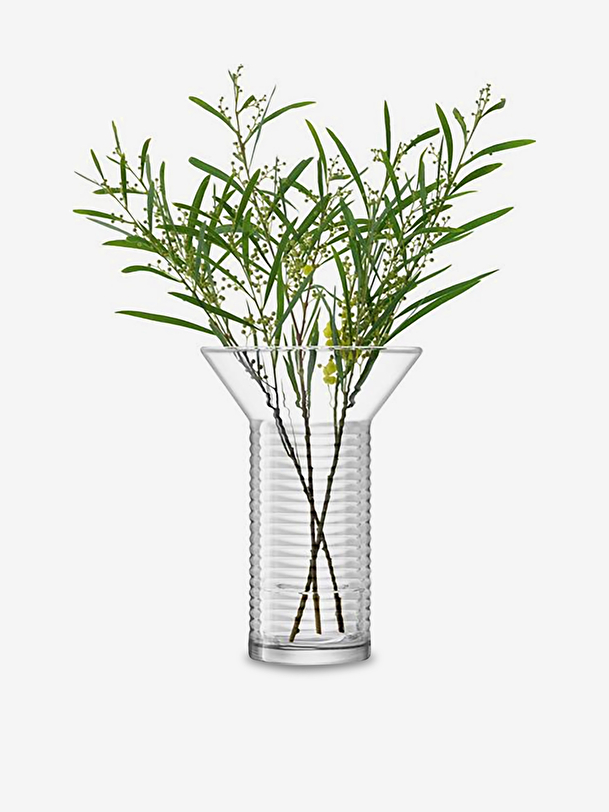 VASE SCREW L VERRE - LSA  Transparent , Maison Bensimon