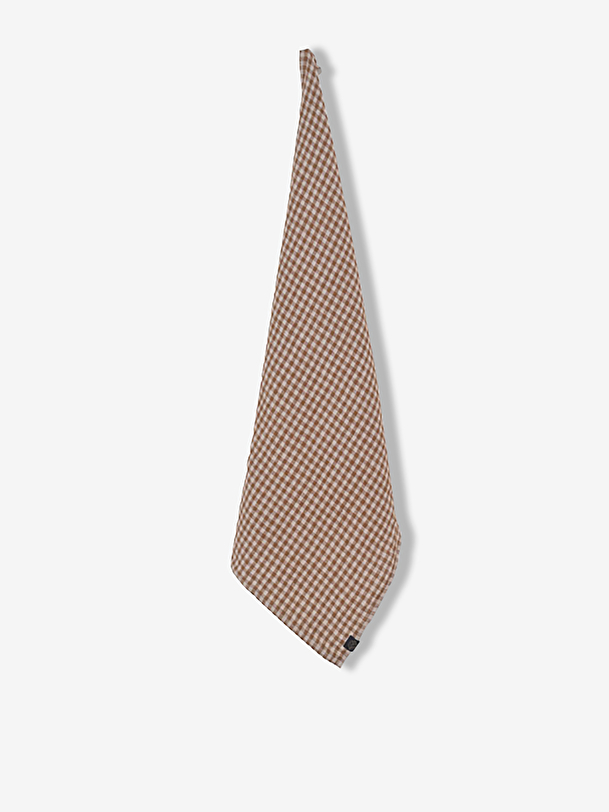 TORCHON VICHY LIN GOLD - HARMONY  Gold , Maison Bensimon