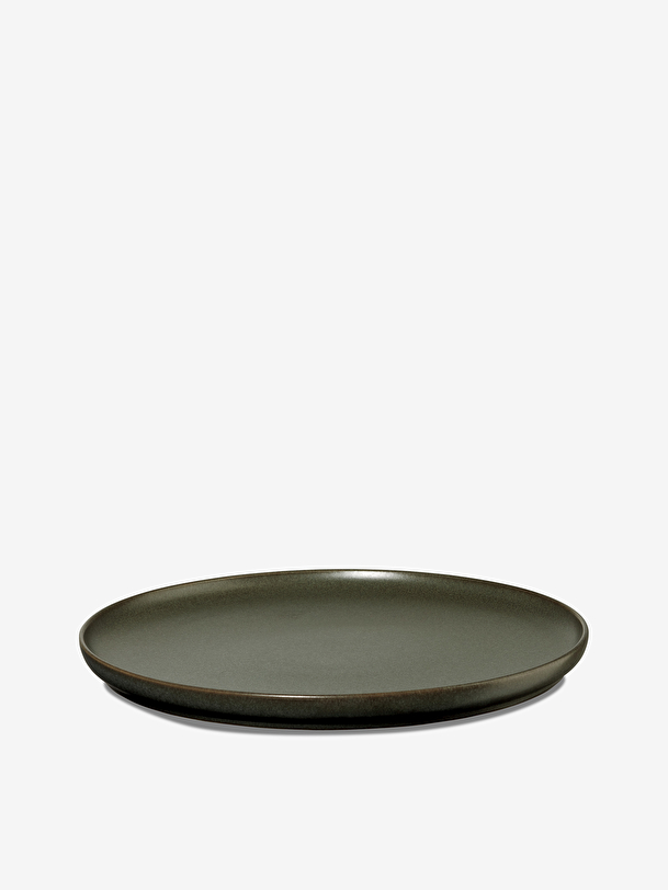 GRANDE ASSIETTE COPPA NORI PORCELAINE FO... Vert fonce , Maison Bensimon