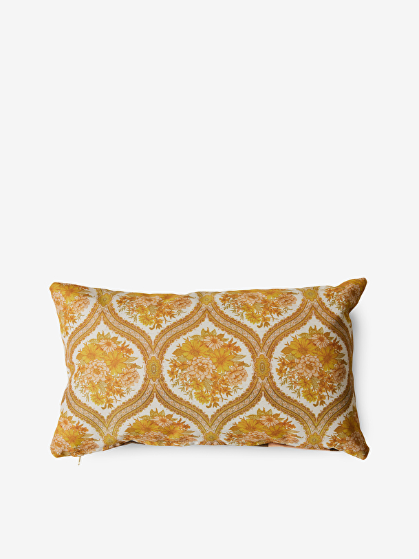 COUSSIN BIFACE RETRO 60X35CM - HK LIVING  Rose/jaune , Maison Bensimon