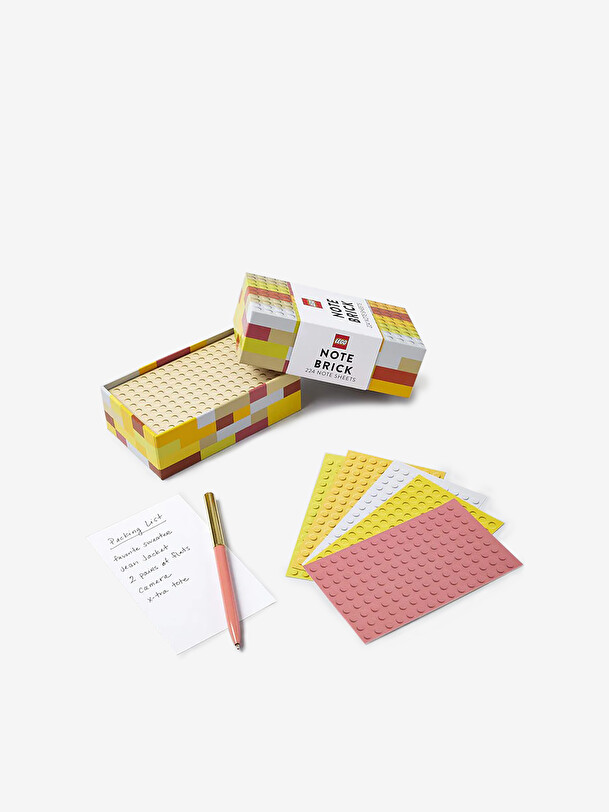 LEGO NOTE BRICK JAUNE ORANGE - NEW MAGS Jaune orange , Maison Bensimon