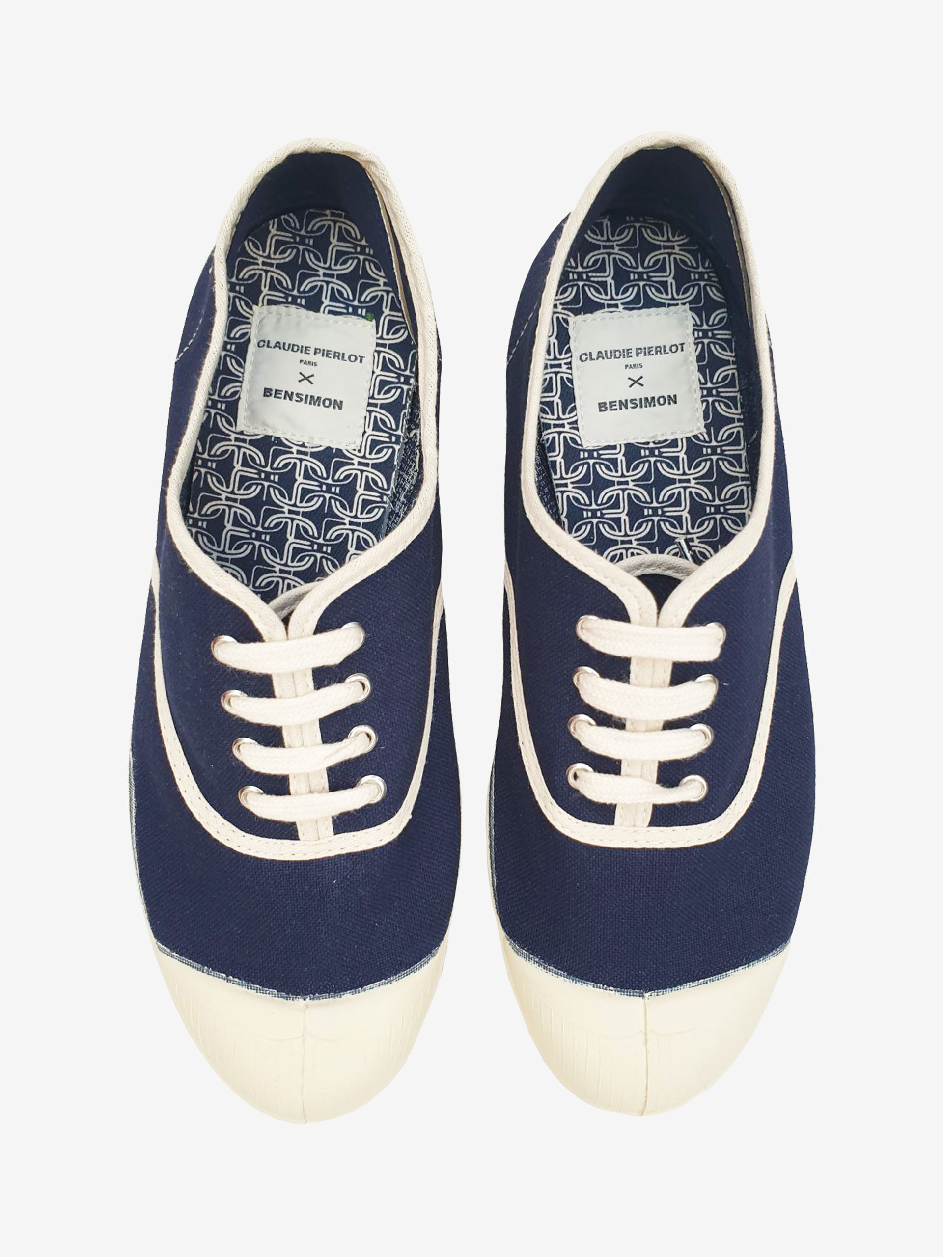 TENNIS BENSIMON x CLAUDIE PIERLOT  Marine , Tennis & Chaussures Bensimon