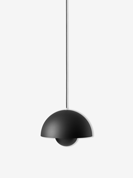 SUSPENSION FLOWERPOT VP2 NOIR MAT - &TRADITION  Noir , Maison Bensimon