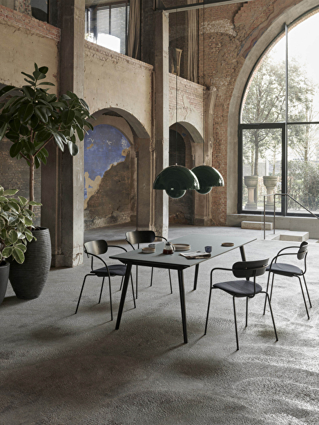 SUSPENSION FLOWERPOT VP2 NOIR MAT - &TRADITION  Noir , Maison Bensimon