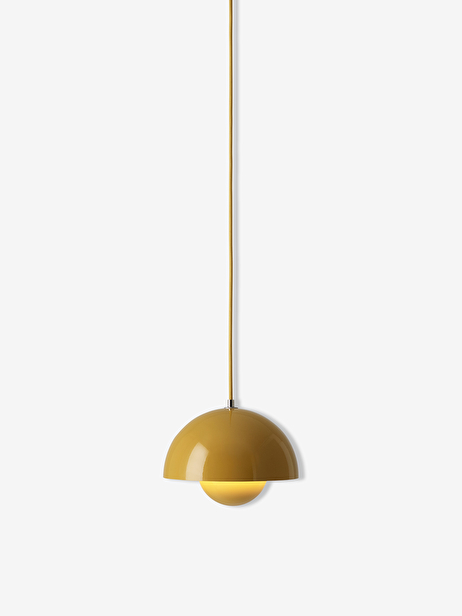 SUSPENSION FLOWERPOT VP1 MOUTARDE - &TRADITION  Moutarde , Maison Bensimon