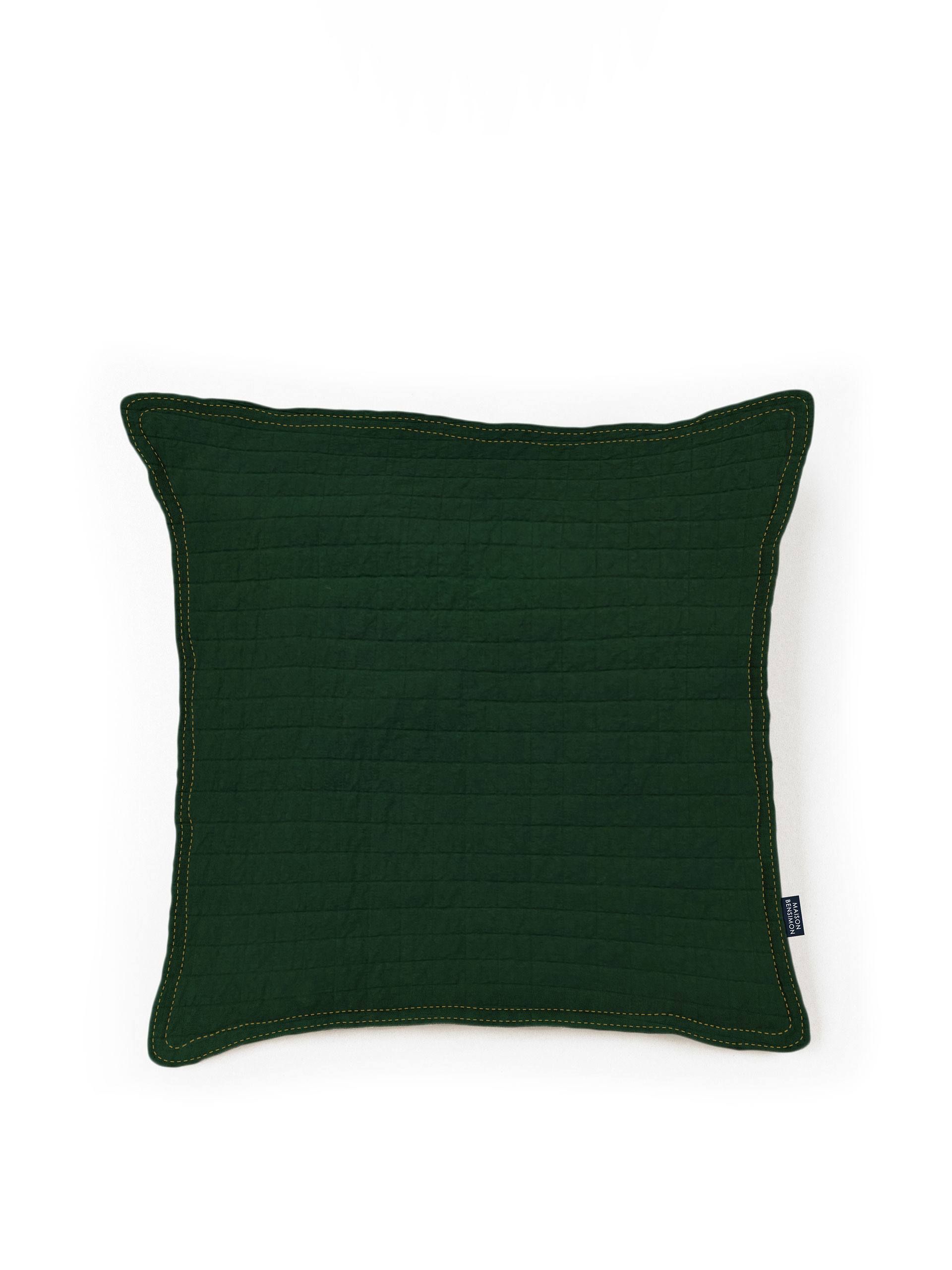 COUSSIN CHECKS 45X45 VERT FORET  Foret , Maison Bensimon
