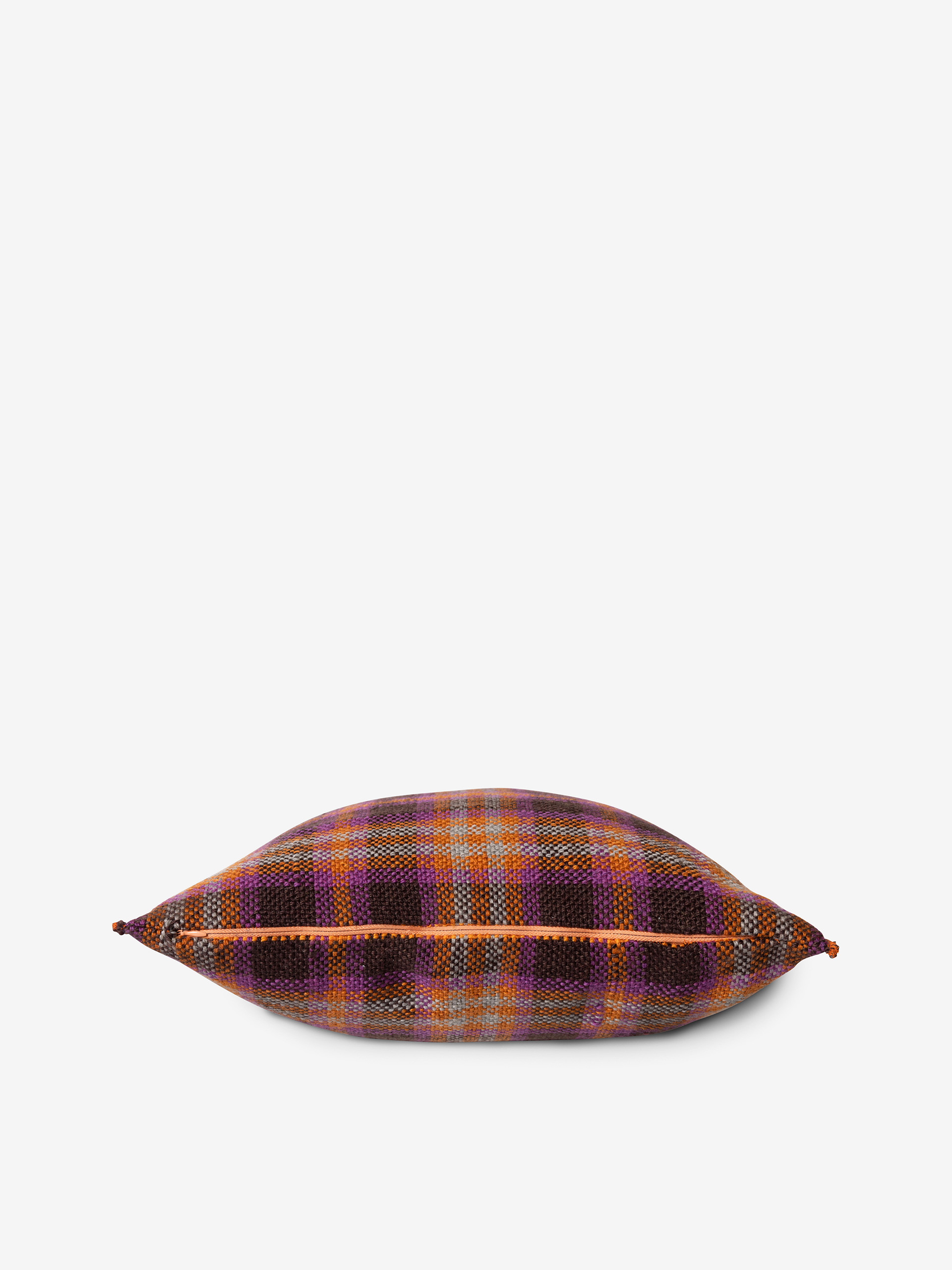 COUSSIN TARTAN ORANGE 50X50CM - HK LIVIN... Marron/orange , Maison Bensimon