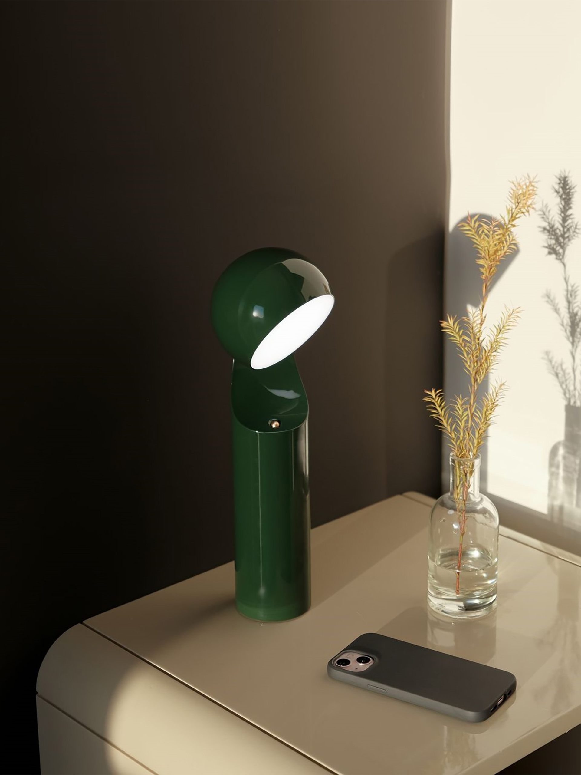 LAMPE A POSER SANS FIL RECHARGEABLE MONO VERT FORET - HOUSE OF HOME  Vert fonce , Maison Bensimon