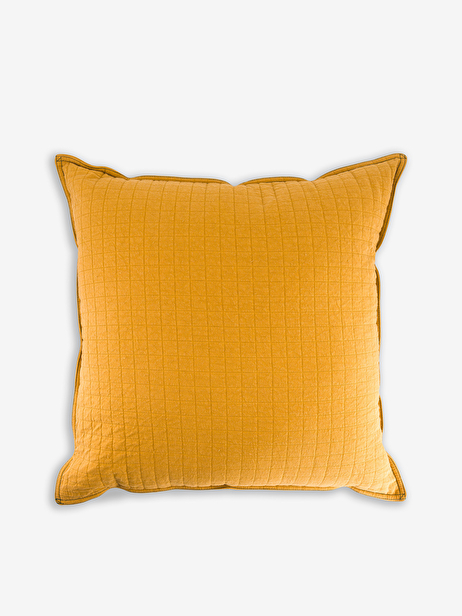 COUSSIN CHECKS 45X45 MIEL  Miel , Maison Bensimon