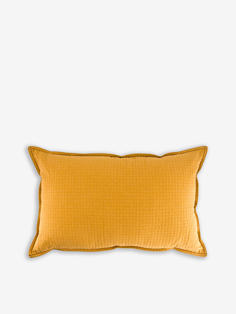 COUSSIN CHECKS MINI 30X50 MIEL  Miel , Maison Bensimon