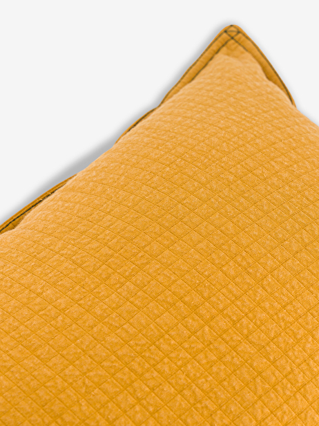 COUSSIN CHECKS MINI 30X50 MIEL  Miel , Maison Bensimon