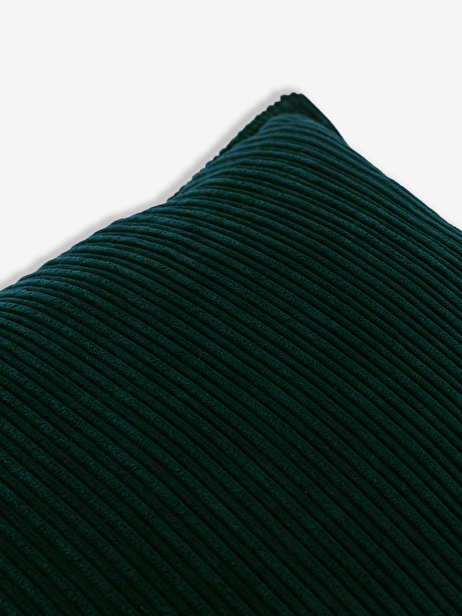COUSSIN ROY 45X45 VELOURS COTELE VERT PIN  Pin , Maison Bensimon