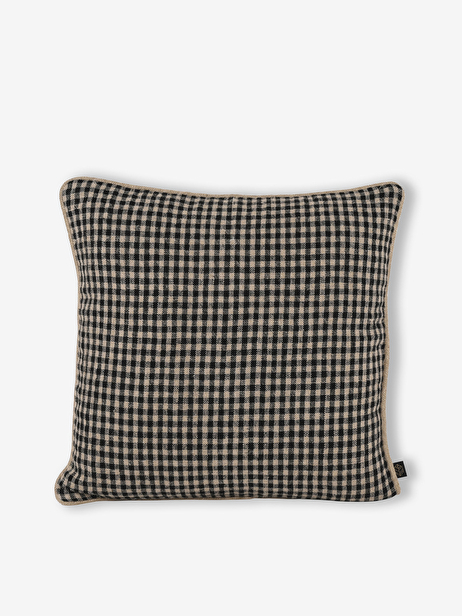 COUSSIN VICHY LIN CHARBON 45X45CM - HARM...  Charbon , Maison Bensimon